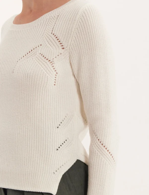 Online Ines de la Fressange Paris Agathe ecru sweater