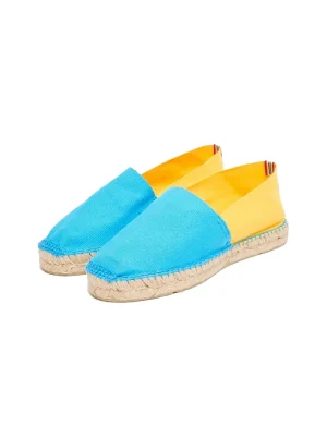 Cheap Ines de la Fressange Paris Aglae espadrilles turquoise-yellow