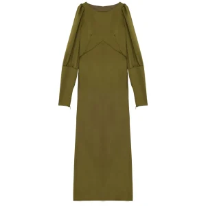 Discount Ines de la Fressange Paris Alberta khaki dress