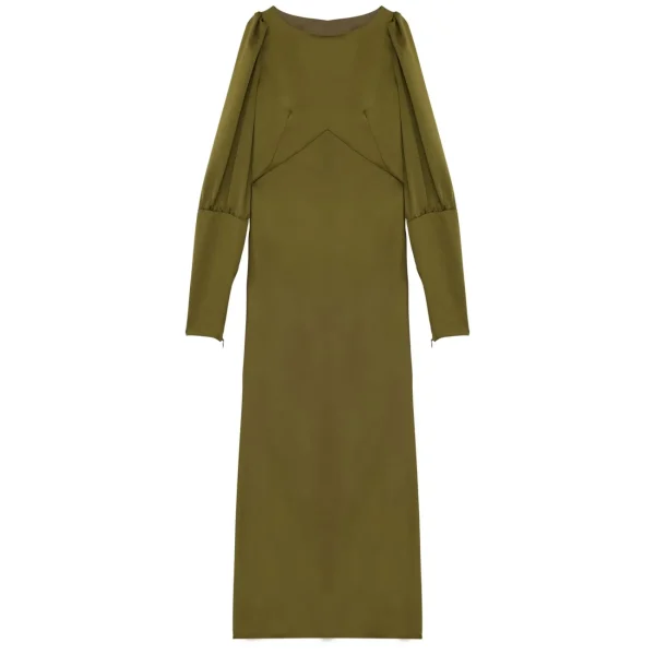 Discount Ines de la Fressange Paris Alberta khaki dress