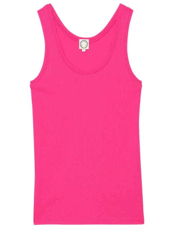 New Ines de la Fressange Paris Amelie tank top in pink jersey