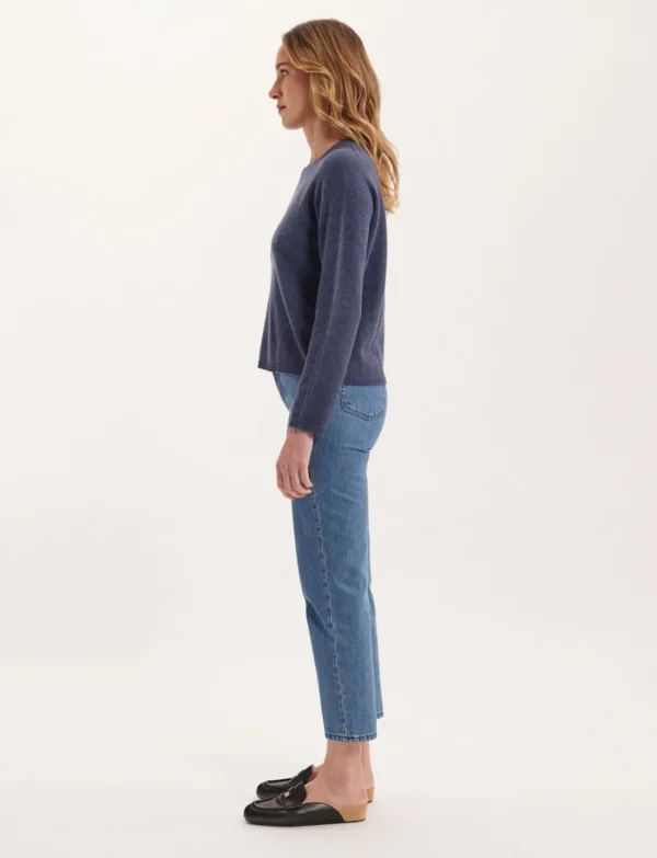 Cheap Ines de la Fressange Paris Angelina wool and cashmere sweater denim blue