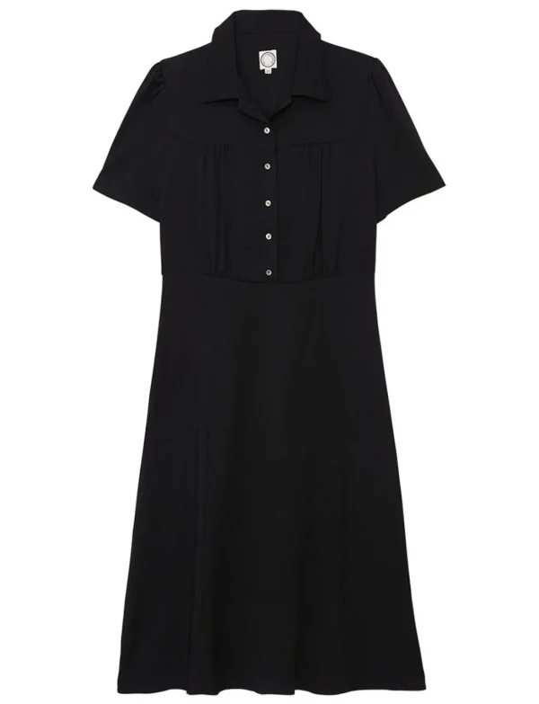 Shop Ines de la Fressange Paris Angèle navy blue dress