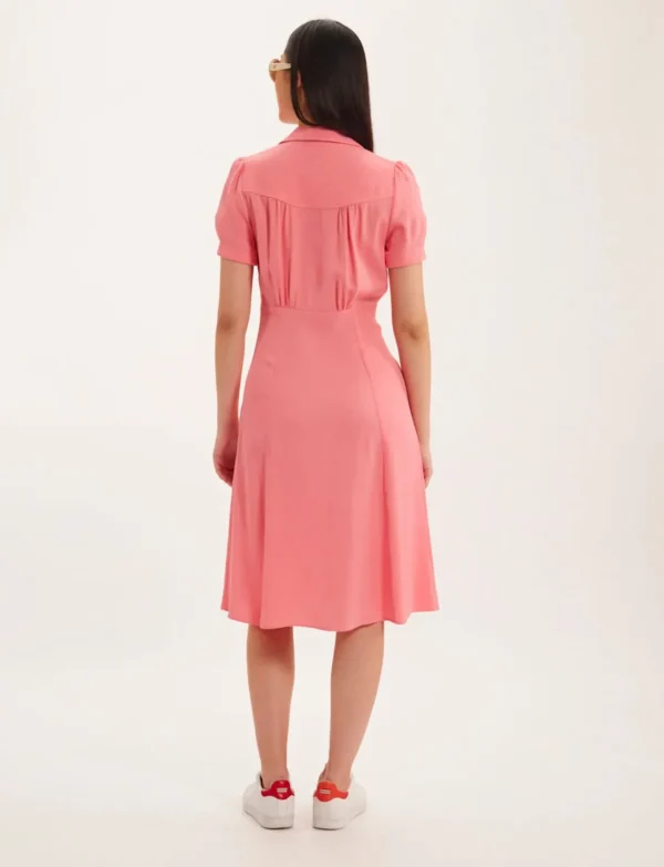 Discount Ines de la Fressange Paris Angèle pink dress