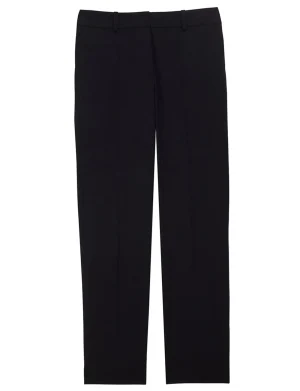 Hot Ines de la Fressange Paris Audrey dark blue pants in pure wool