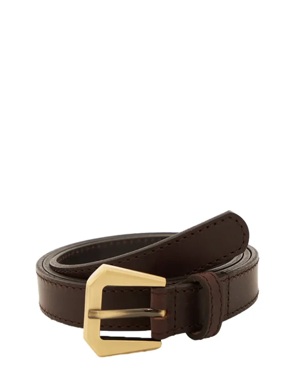 Store Ines de la Fressange Paris Augustine brown belt