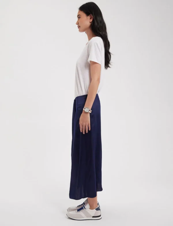 Outlet Ines de la Fressange Paris Aurélie Navy skirt