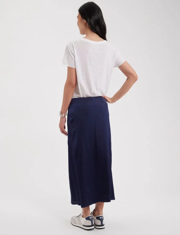 Outlet Ines de la Fressange Paris Aurélie Navy skirt