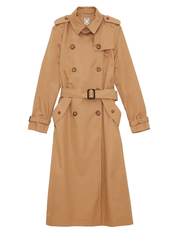 Sale Ines de la Fressange Paris Beige Gaultier trench coat