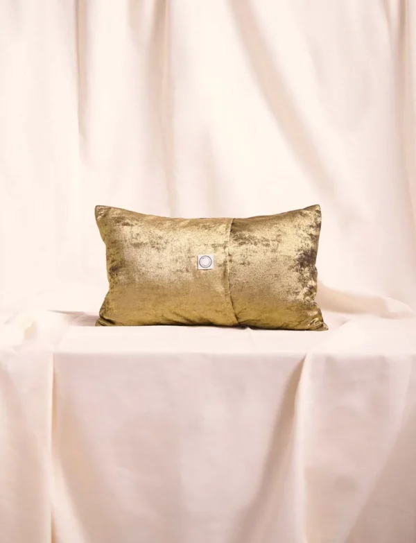 Hot Ines de la Fressange Paris Billy upcycled cushion Gold