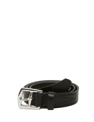 Cheap Ines de la Fressange Paris Black Appoline belt