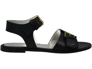 Sale Ines de la Fressange Paris Black buckle sandals