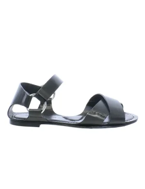 Flash Sale Ines de la Fressange Paris Black flat sandal