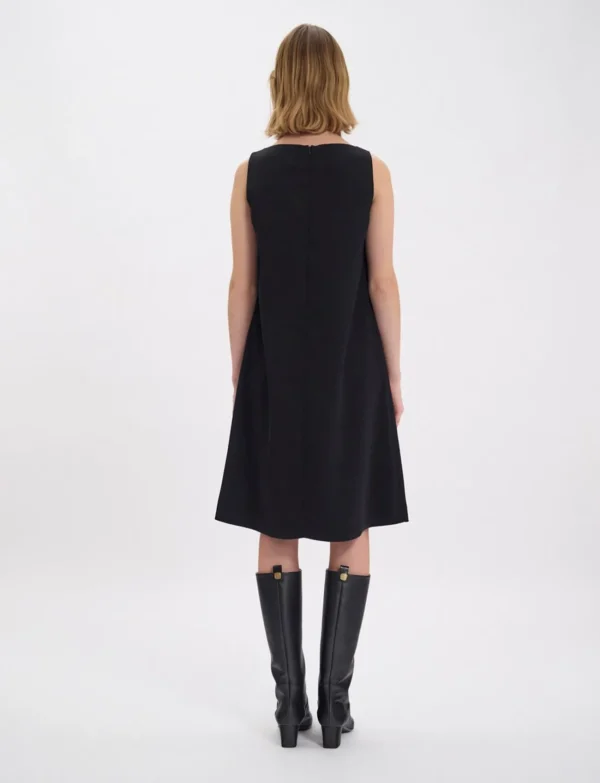 Fashion Ines de la Fressange Paris Black Madeleine dress