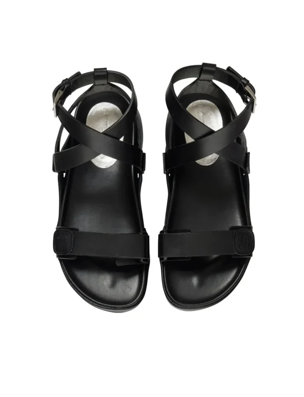 Fashion Ines de la Fressange Paris Black platform sandal