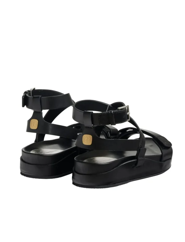 Fashion Ines de la Fressange Paris Black platform sandal