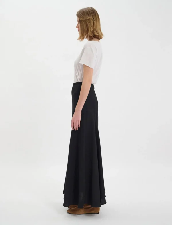 Store Ines de la Fressange Paris Black Velvette skirt