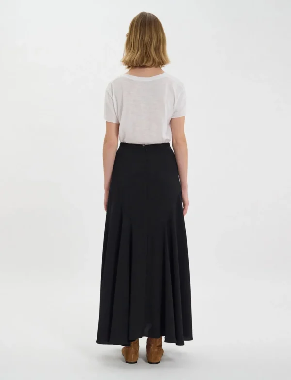 Store Ines de la Fressange Paris Black Velvette skirt