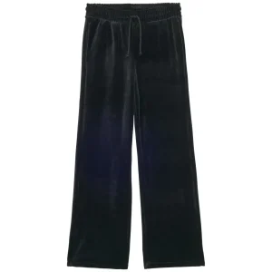 Hot Ines de la Fressange Paris Britney jogging bottoms in black smooth velvet