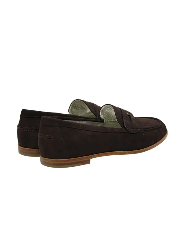 Online Ines de la Fressange Paris Brown suede loafer