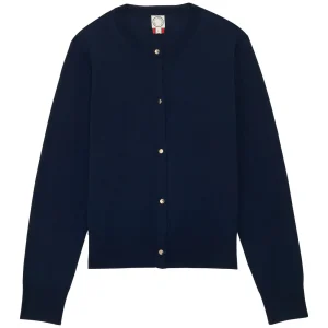 Online Ines de la Fressange Paris Cesarion navy cardigan