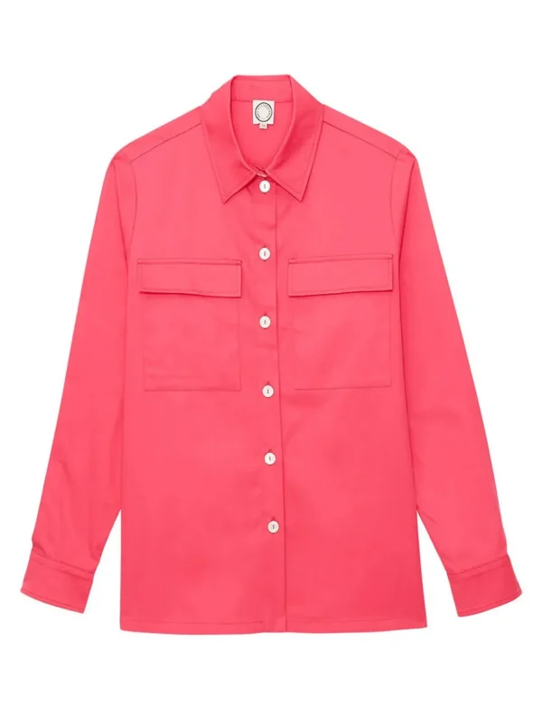 Cheap Ines de la Fressange Paris Chandler pink shirt