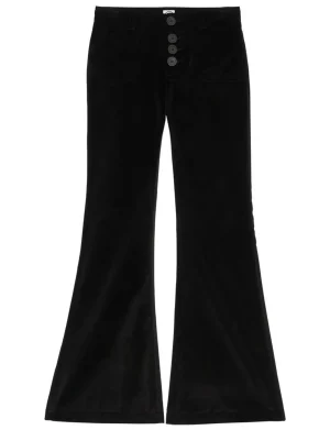 New Ines de la Fressange Paris Charlotte black cotton pants