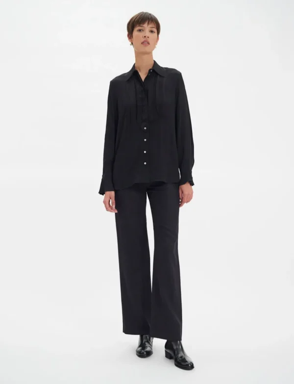 Discount Ines de la Fressange Paris Clara black shirt