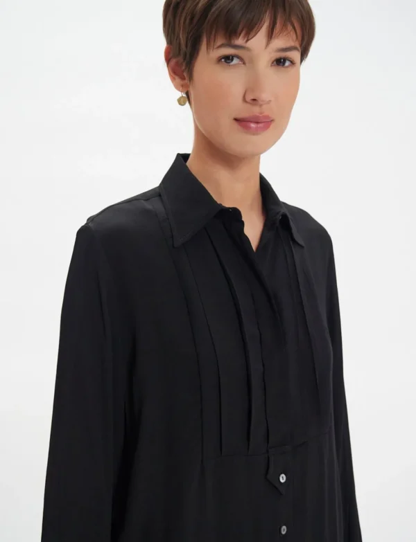 Discount Ines de la Fressange Paris Clara black shirt