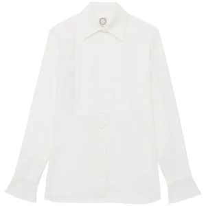 Sale Ines de la Fressange Paris Clara white cotton shirt