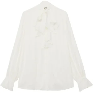 Discount Ines de la Fressange Paris Clara white shirt