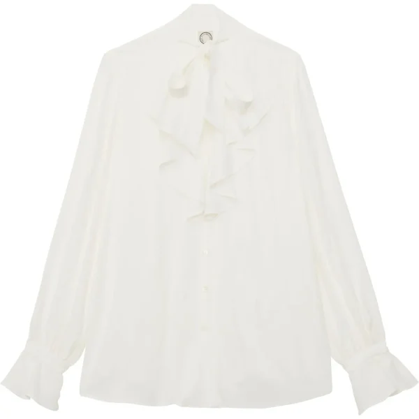 Discount Ines de la Fressange Paris Clara white shirt