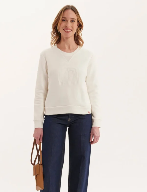 Store Ines de la Fressange Paris Clémence ecru sweater