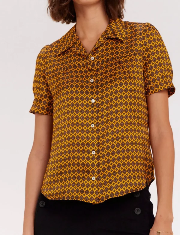 Outlet Ines de la Fressange Paris Constance printed blouse