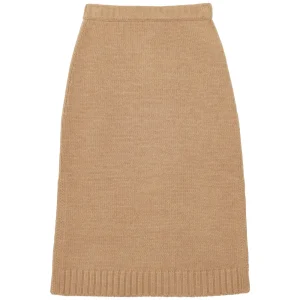 Cheap Ines de la Fressange Paris Damia skirt responsible wool camel