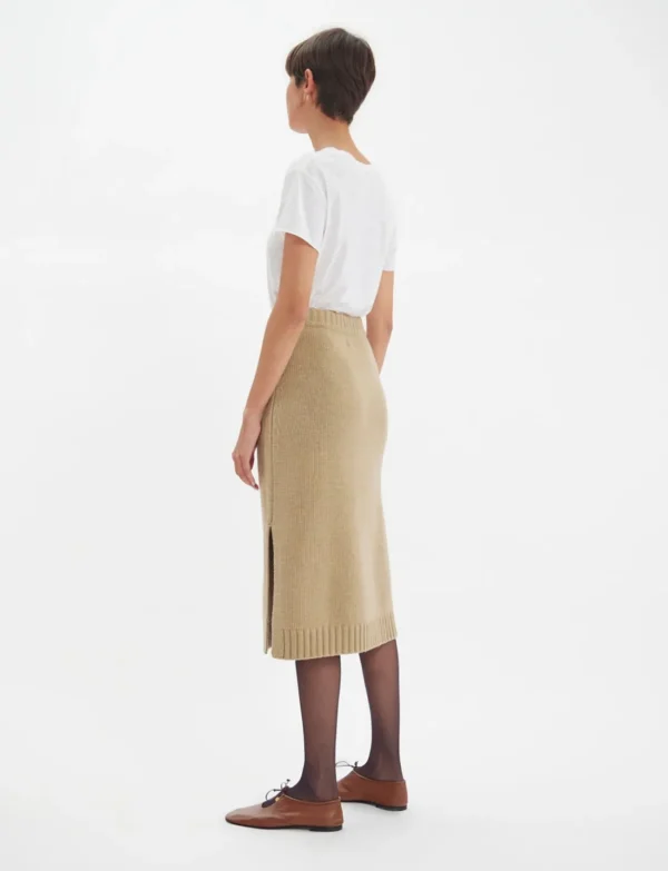 Cheap Ines de la Fressange Paris Damia skirt responsible wool camel