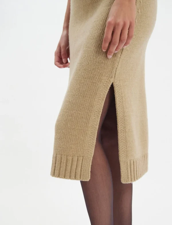 Cheap Ines de la Fressange Paris Damia skirt responsible wool camel