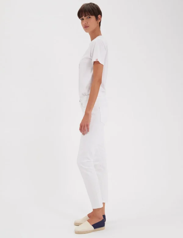 Fashion Ines de la Fressange Paris Denim Bamboo white