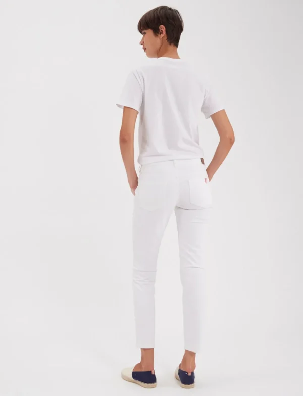 Fashion Ines de la Fressange Paris Denim Bamboo white