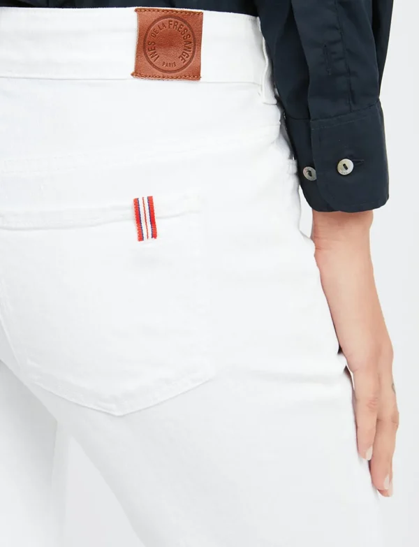 Fashion Ines de la Fressange Paris Denim Bamboo white