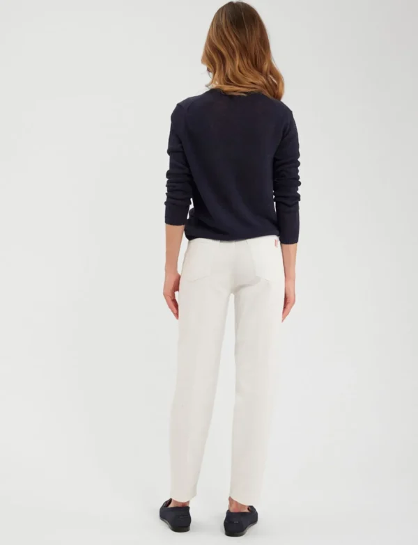 Fashion Ines de la Fressange Paris Denim Luna white