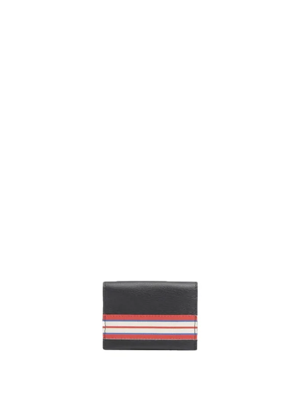 Fashion Ines de la Fressange Paris Double card holder Le Parisien black leather