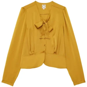 Best Ines de la Fressange Paris Emeline mustard top