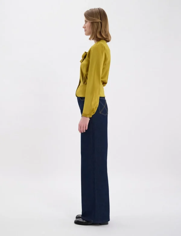 Best Ines de la Fressange Paris Emeline mustard top