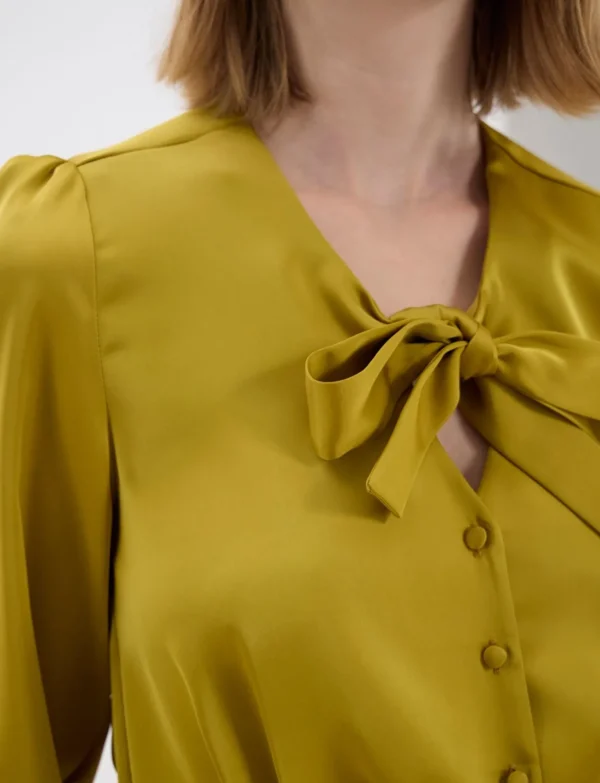 Best Ines de la Fressange Paris Emeline mustard top