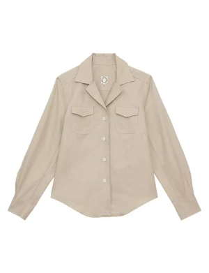 Outlet Ines de la Fressange Paris Evana beige shirt