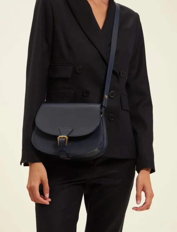 Hot Ines de la Fressange Paris Flâneur Navy handbag