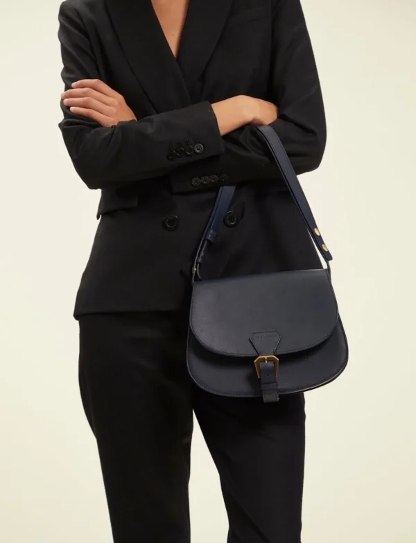 Hot Ines de la Fressange Paris Flâneur Navy handbag