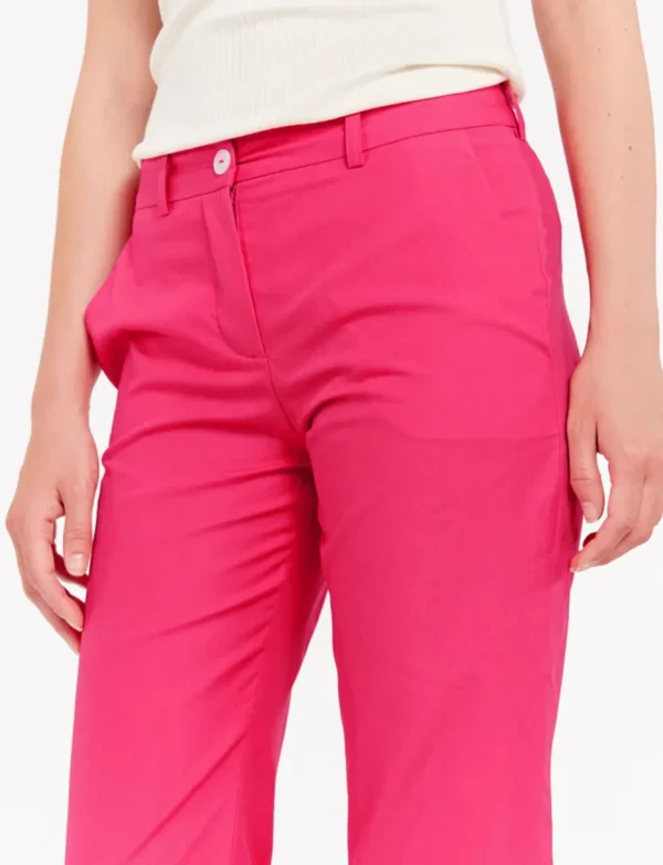 Shop Ines de la Fressange Paris Francesca pink pants