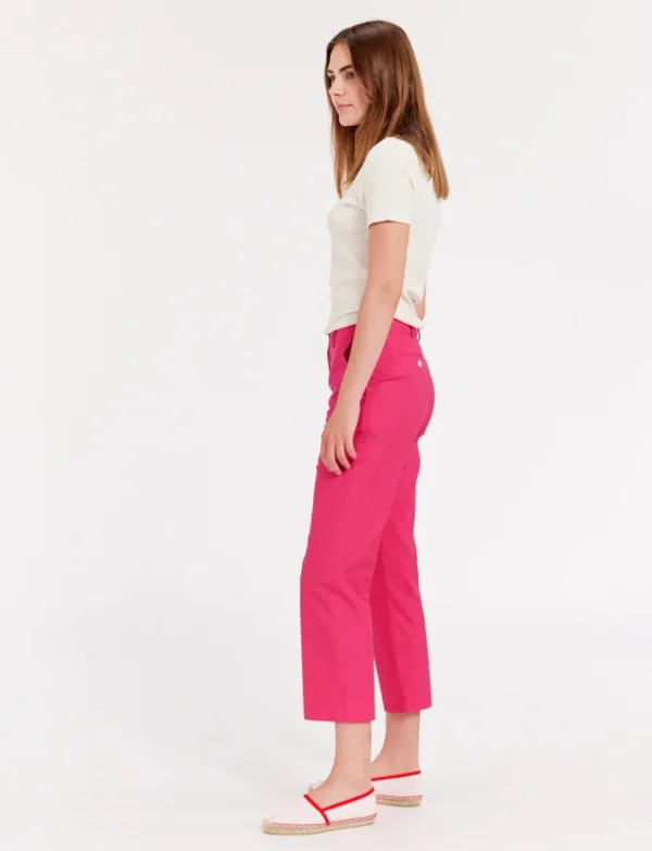 Shop Ines de la Fressange Paris Francesca pink pants